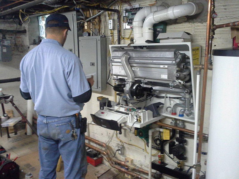 installing a boiler